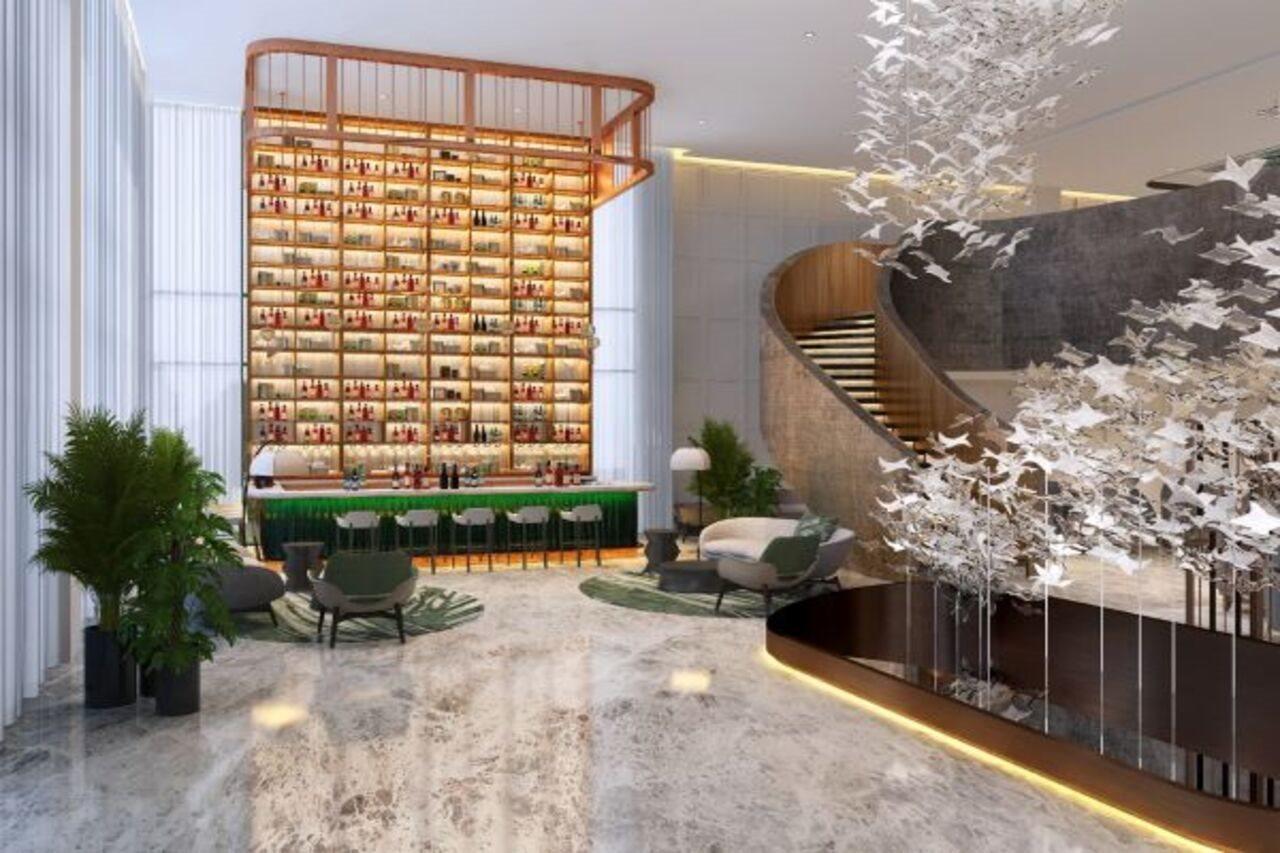 Ascott Gurney Penang Ξενοδοχείο Τζωρτζ Τάουν Εξωτερικό φωτογραφία The bar at the hotel