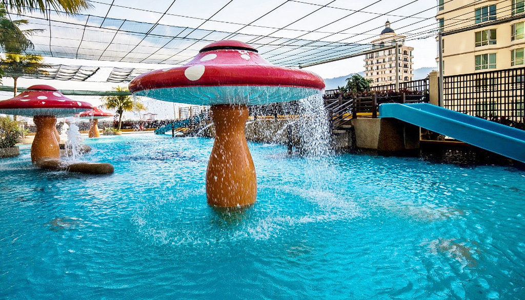 Ascott Gurney Penang Ξενοδοχείο Τζωρτζ Τάουν Εξωτερικό φωτογραφία Splash the Sun Water Park